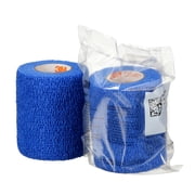 3M Coban Self-Adherent Wrap Adhesive Bandage, Blue, 3 x 5 Yds, 2 Count