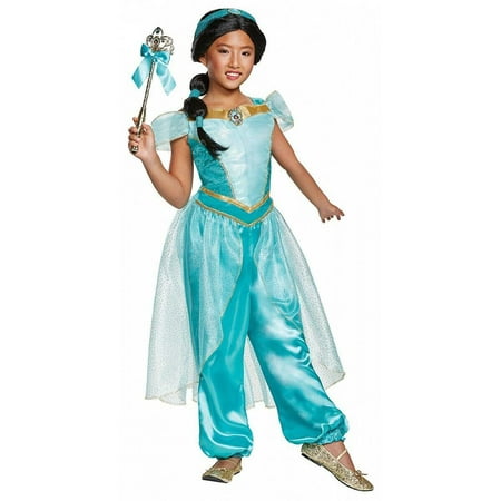 Jasmine Aladdin Princess Costume Deluxe Girls Child Toddler