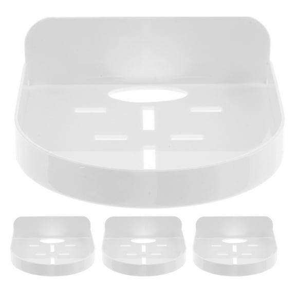 MLINS 4pcs Wall Mount Camera Floating Shelves Mini Speaker Shelf Monitor Wall Shelf Monitor Mount Bracket for Bedroom Bathroom Kitchen Living Room