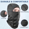 thumbnail image 3 of Ski Mask For Men Women Balaclava Face Mask Breathable Uv Protection Football, 3 of 5
