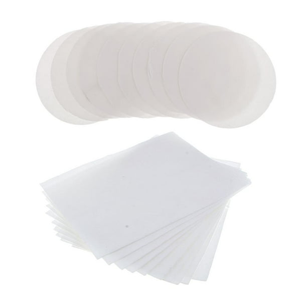 20 piezas de papeles para horno de microondas, papel de fibra de cerámica, papel de horno de para joyería de de de br