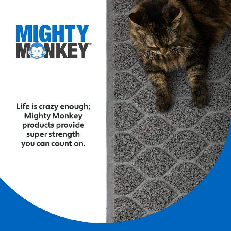 MIGHTY MONKEY Mighty Monkey Durable Easy clean cat Litter Box Mat