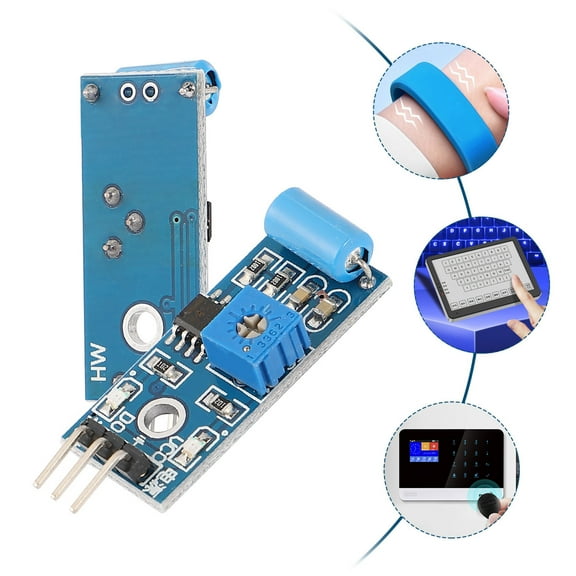 OUNONA 10 Pcs Piezoelectric Sensor Module Vibration Alarm