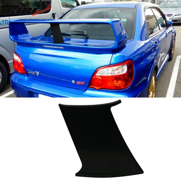 Ikon Motorsports 1pc Compatible With 02 07 Subaru Impreza Wrx Sti Abs Rear Trunk Spoiler Wing Stabilizer Add On 02 03 04 05 06 07 Walmart Com Walmart Com