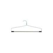 SSWBasics 22 inch Chrome Metal Linen Hanger - Pack of 20- Chrome Metal Wire Hangers - Bulk Metal Hangers for Clothes - Durable Suit Hangers for Closet Organization