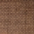 thumbnail image 1 of Ahgly Company Machine Washable Indoor Square Abstract Red Brown Area Rugs, 6' Square, 1 of 7