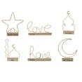 thumbnail image 4 of Bearachild Ramadán Modelado Luz Eid Decoración Luz Tira de hierro Adorno Lámpara Lámpara de Mezquita Luna Estrella Hogar Amor para Iluminación y accesorios No.2 Bearachild HA024758-02, 4 of 6