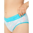 thumbnail image 5 of Kindly Yours Women's So Comfy Crossover Waist High Cut Panties, 2-Pack, Sizes XS-XXXL, 5 of 9