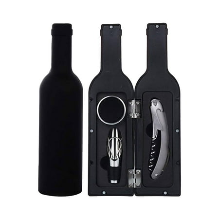

Moocorvic Clearance ABS Bottled Wine Corkscrew Wine Set Holiday Banquet Gift Wine Set Of Three