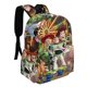thumbnail image 2 of Toy Story-theme Backpack, Campus style schoolbag Bookbag with Adjustable Shoulder Straps And Large Zip Compartment, Unisex Travel Bags.42x30x15cm, 2 of 6