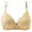 Light Yellow, variant on Women's Embroidered Floral Plus Size Push Up Side Nipple Adjuster Bra Cover Without Underwire Super Bra, Size 36