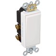 thumbnail image 5 of Leviton 202-05685-02W Interruptor Decora Plus Comercial Contacto Mantenido 1P Doble Tiro Centro Off 15A-120/277V, Alam Lateral y Post, Blanco, pack of/paquete de 1 Leviton NA, 5 of 5