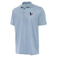thumbnail image 2 of Men's Antigua White/Heather Blue Houston Texans  Rings Polo, 2 of 3