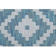 thumbnail image 6 of Trellis Diamond Moroccan Rug - 2 ft. x 3 ft., Ocean, UV Protected Floor Rug w/ Waterproof Surface for Garden, Patio, 6 of 8