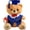 Blue, variant on Personalized Graduation Bear Decoration, New Custom Name Year Embroidery, 10 Inch Soft Plush Stuffed Animal Gift for Girls Boys High School College Kindergarten, Brown Cap Gown Diploma Keepsake
