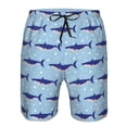 thumbnail image 3 of Fotbe Cute Shark Trajes de Baño Estampados para Hombre, Shorts de Verano de Secado Rápido, Ropa de Playa, Bañadores-X-Large, 3 of 6