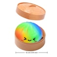 thumbnail image 5 of Mega Rainbow Dumpling Squishy Toy with Rare Glitter Bao Bun, Mystery Blind Box Fidget Toy Set, Soft Slow Rising Sensory Stress Relief for Adults & Kids, 5 of 5