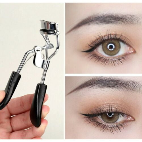 Professional Eyelash Curler Refill Pad Curling Beauty Tool Chrome