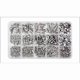 thumbnail image 2 of 500pcs stainless steel box set m3m4m5 round head bolt screw nut disc head inner hexagon screw, 2 of 5