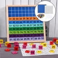 thumbnail image 3 of Wooden Math Learning Montessori Numbers Hundred Board Kids Educational Toy Gifts, 3 of 8