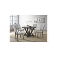 thumbnail image 2 of Best Master Furniture Anna 5 Pcs Dinette Set 5 Piece Anna Antique Rustic Gray Round Dinette Set, 2 of 4