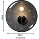 thumbnail image 5 of Modern Silent Wall Clock, 30cm Diameter Wall Clock, Round Digital Quartz Clock, 5 of 5