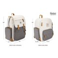 thumbnail image 3 of Mochila para pañales Parker Baby Large con bolsillos aislantes, color gris, 3 of 9