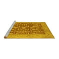thumbnail image 2 of Ahgly Company Machine Washable Indoor Rectangle Oriental Yellow Traditional Area Rugs, 2' x 3', 2 of 4