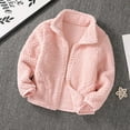 thumbnail image 2 of Lindreshi Toddler Girl Coats and Jackets Clearance Toddler Kids Baby Boys Girls Fashion Cute Solid Color Keep Warm Pocket Zipper Jacket Coat, 2 of 8
