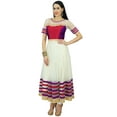 thumbnail image 3 of Atasi Womens Designer Floor Length Net Anarkali Salwaar Suit with Dupatta, 3 of 9