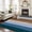 Blue, variant on Sage Green Round Area Rug 3.3 FT, Non Slip Small Entryway Kitchen Mat, Farmhouse Wood Grain Vintage Brown Striped Washable Soft Circular Rug Non-Shedding Door Mat for Bathroom Playroom Kids Room