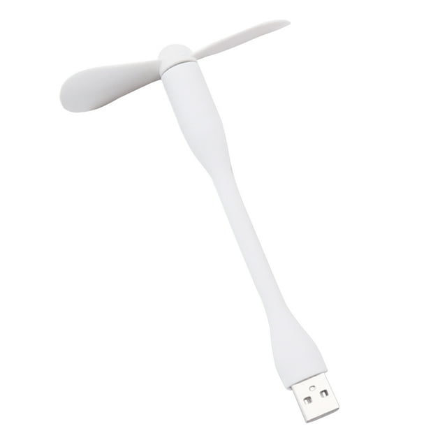 Mini ventilador USB con ventilador de enfriamiento portátil de cuello flexible para
