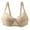 Beige, variant on Utoimkio Push Up Bras for Women Lace Comfortable Breathable Padded Underwire Bra Floral Print Bras Everyday Underwear