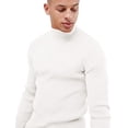 thumbnail image 4 of Daupanzees Mens Slim Fit Turtleneck Sweater Long Sleeve Thermal Shirt Top Autumn Winter Male Knitwear Pullover, 4 of 7