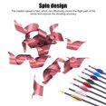 thumbnail image 3 of 50PCS Archery Spin Vanes, 1.75 Inch Right Hand Metal Spin Wing Vanes  Shaft Feather Fletching With Tapes For Fletching For Target Archery, 3 of 8