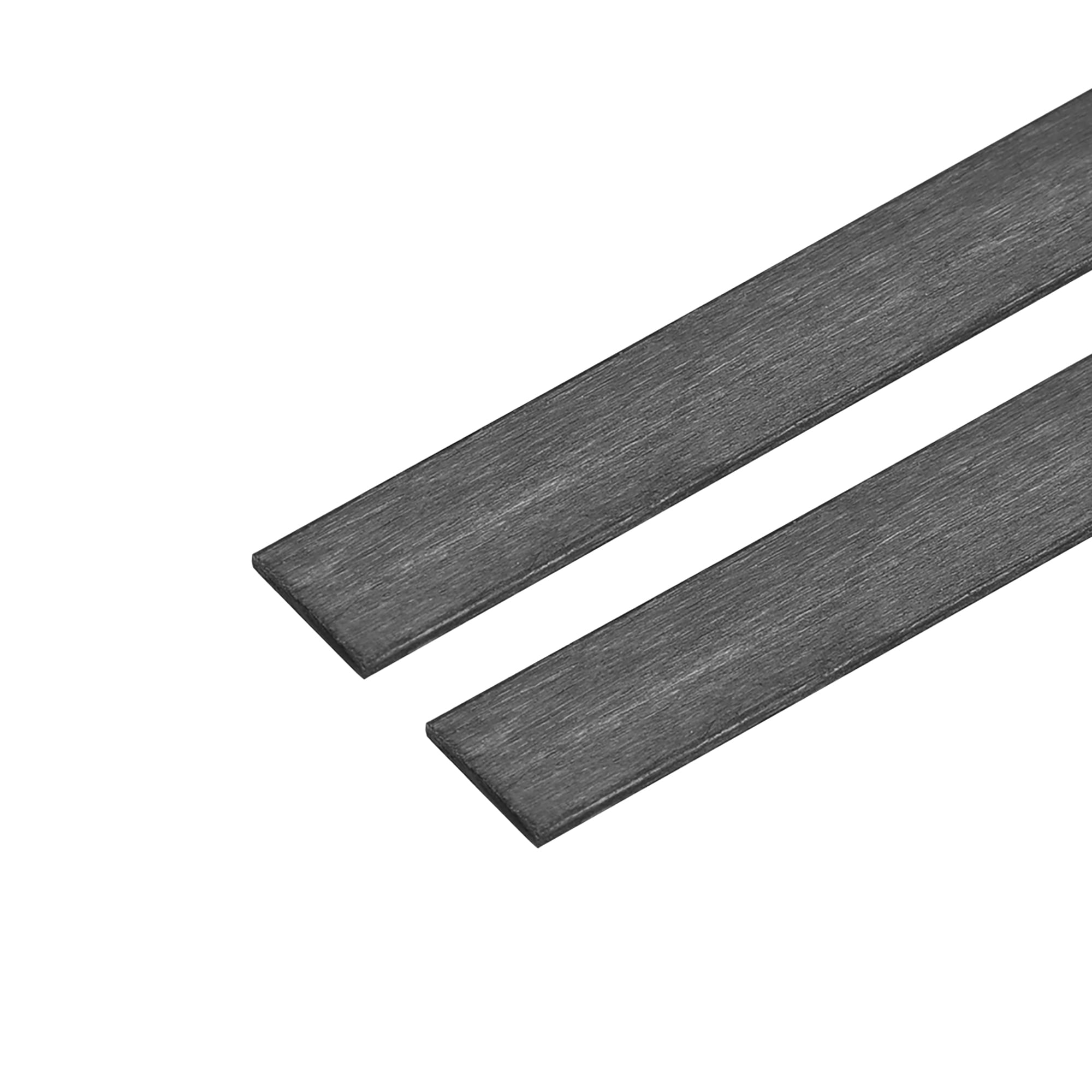Carbon Fiber Strip Bars 2x19mm 400mm Length Pultruded Carbon Fiber
