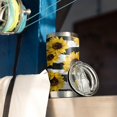 thumbnail image 3 of 20oz Tumbler with Lid and Straw Stainless Sunflowers Steel Vacuum Insulated Water Coffee Tumbler Cup, Double Wall Vacuum Insulated Travel Mug Reusable Tumblers for Ice Drinks, Hot Beverage, 3 of 7