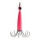thumbnail image 1 of Anzuelo de señuelo de pesca con plantilla de calamar, cebo duro Artificial de pulpo (rosa luminoso, 8 garras), 1 of 2