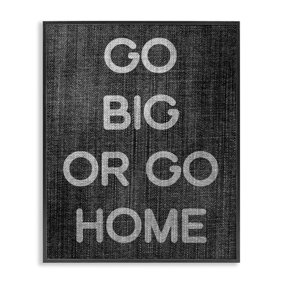 Stupell Industries Contemporary Black Framed Giclee Art, 11 x 14, by Lil' Rue