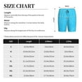 thumbnail image 5 of Haiem Sky Blue Glitter Men's Pajama Short with Soft Woven Cotton Elastic Waistband Sleep Short-Small, 5 of 9