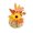 A003- C, variant on Fall Pumpkin Decor, Halloween Pumpkin Decorations, Fall Flowers Artificial for Decoration, Fall Leaves Decor, 10X6 in Tabletop Arrangement with Golden Textured Pumpkin Base,