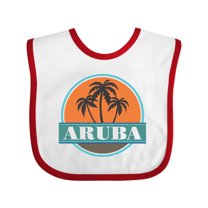 Inktastic Aruba Vacation Sunset Boys or Girls Baby Bib