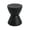 Black 65B, variant on Black Marble Side Table, Lightweight Concrete Outdoor Accent End Table for Patio, Living Room Hourglass Design, 15x15x19 Inches