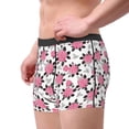thumbnail image 2 of Honeii Rose Flowers Men's Underwear Boxer Briefs Pack, ComfortSoft Boxer Brief for Men, Moisture-Wicking Breathable-Large, 2 of 5