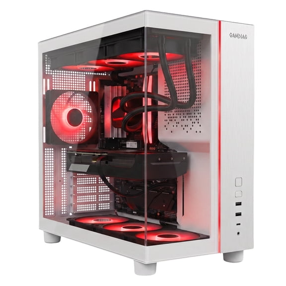 Skytech Gaming Tempest Gaming PC, AMD Ryzen 7 9800X3D 4.7GHz, AMD RX 9070XT 16GB VRAM, 2TB Gen4 NVMe SSD, 32GB DDR5 RAM 6000, 850W GOLD ATX 3 PSU, 360 ARGB AIO , Wi-Fi 5, Windows 11, Desktop