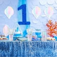 thumbnail image 5 of 144 Pcs Mermaid Party Supplies Mermaids Themed Party Decorations Under the Sea Party Tableware Includes Plates Napkins Cups Plastic Spoons Fork Knives for Baby Shower Birthday Party (Elegant Style), 5 of 6