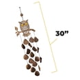 thumbnail image 5 of VP Home 30" H Rustic Copper Tribal Owl and Wolf Wind Chimes for Outside - Unique Outdoor Decorations and Garden Gifts for Women, Mom, Grandma, and Unisex - Wind Chimes for Outside, 5 of 6