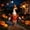 Brown, variant on Thanksgiving Porch Goose Outfits Fits Lawn Goose Statue Fall Turkey Pumpkin Embroidered Clothes With Hat Costume For Autumn Yard, Patio & Garden Decor (Halloween Goose)