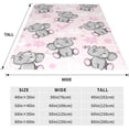 thumbnail image 4 of Dinosaur Blanket, Cute Dino Christmas Throw Blankets, Birthday Gifts for Kids Boys, Soft Warm Lightweight Cozy, for Bed Living Room Couch Decor 50x60in, 4 of 6