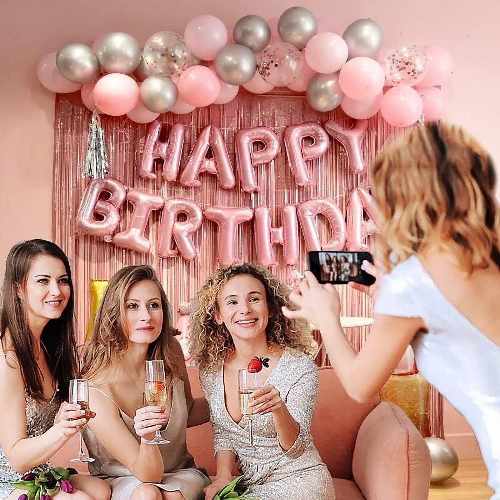 SFBOSF pink birthday Party Decoration Kits